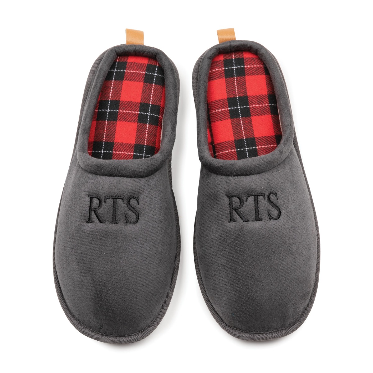Personalized Men's Gray Clog Slippers---Extra Large