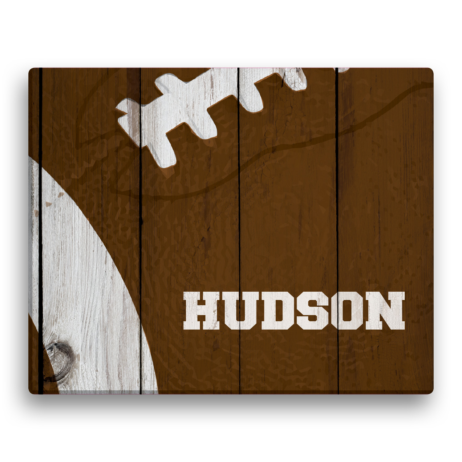 Personalized 16x20 Football Canvas