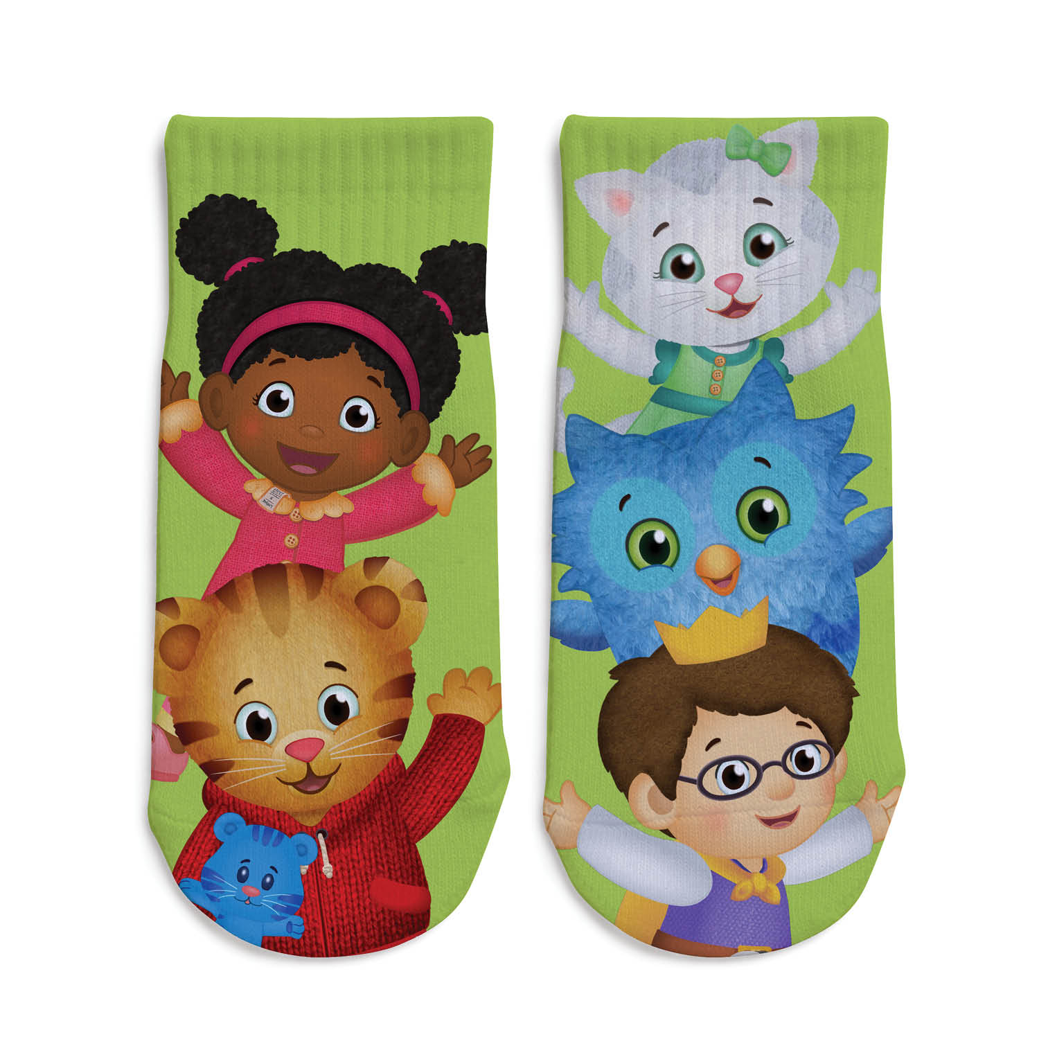 Daniel Tiger Ugga Mugga Personalized Toddler Socks 