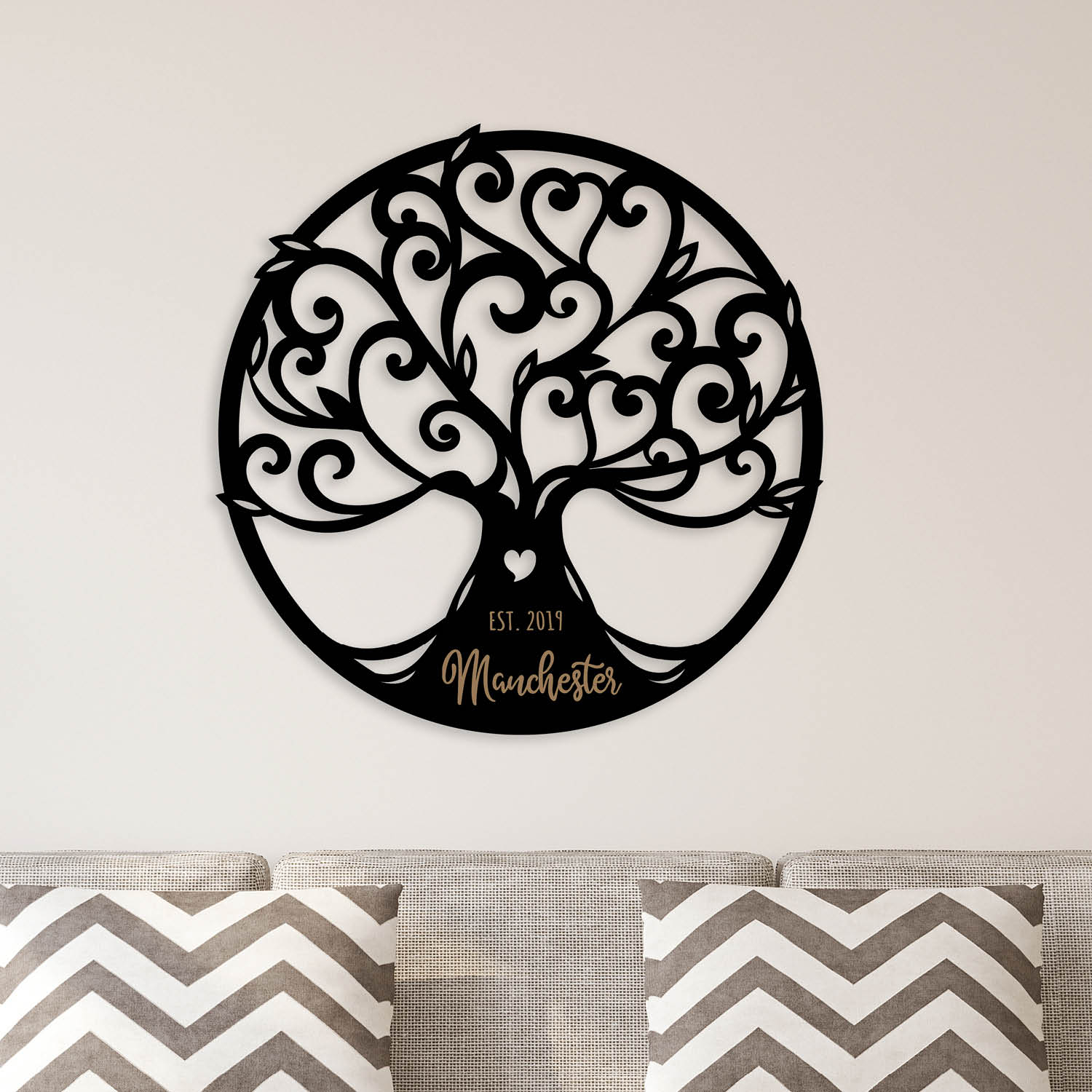 Family Tree Personalized Wood Plaque