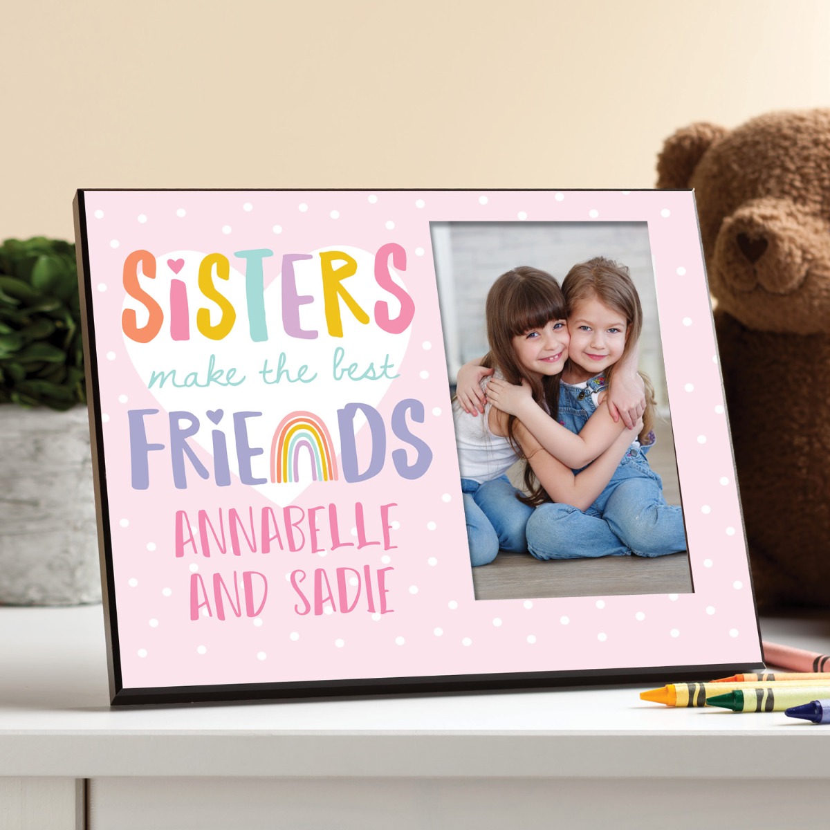 Sisters Make The Best Friends Personalized Picture Frame