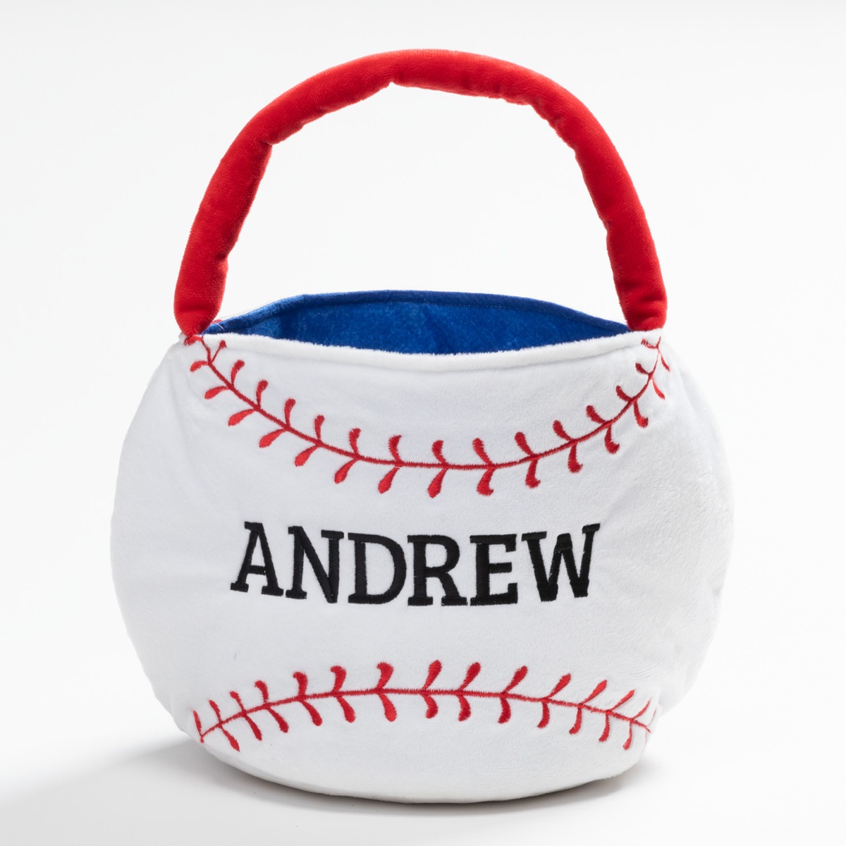 Baseball Personalized Plush Treat Bag