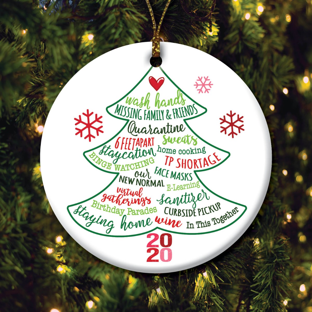 2020 Christmas Tree Filled With Memories Ornament 