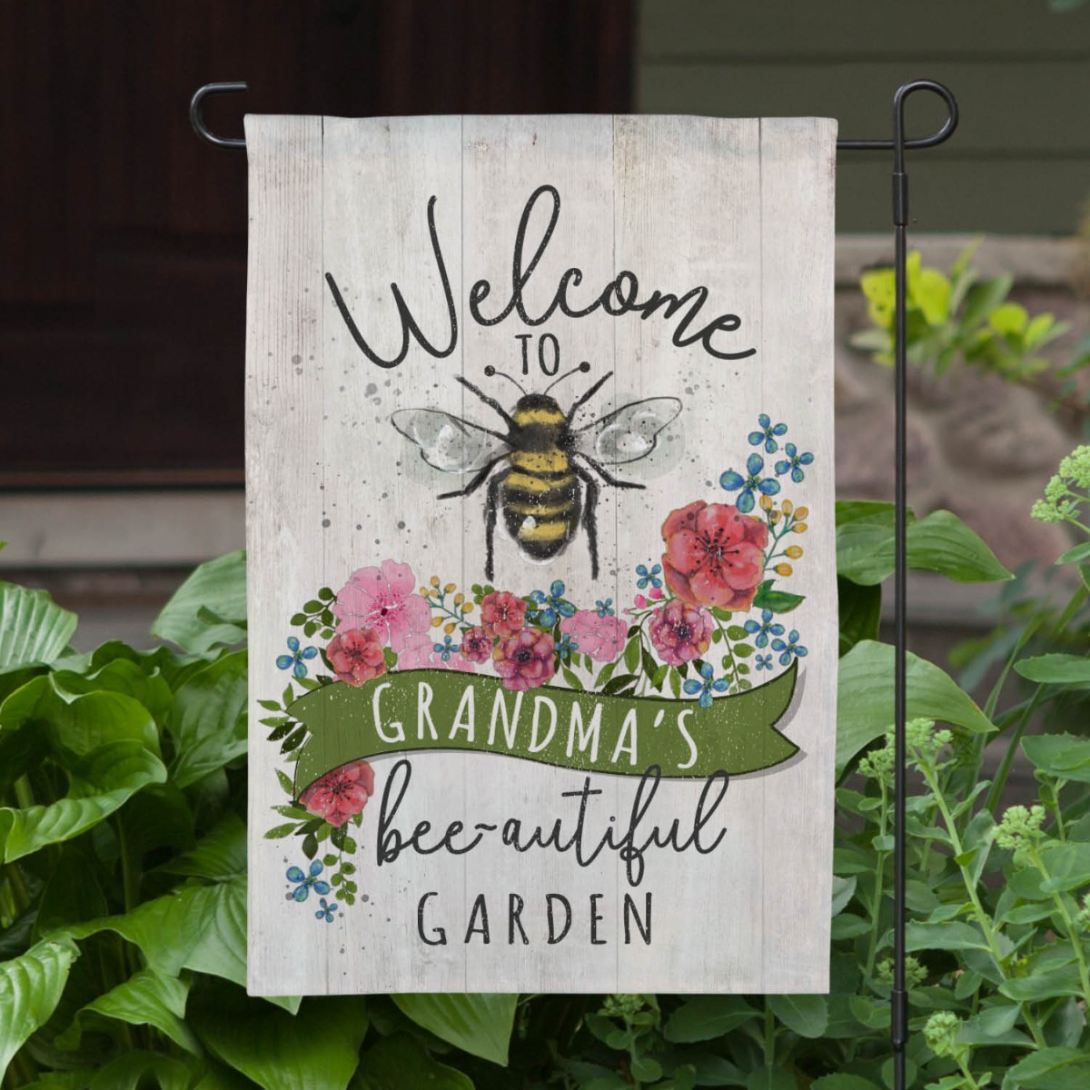 Bee-autiful Personalized Garden Flag