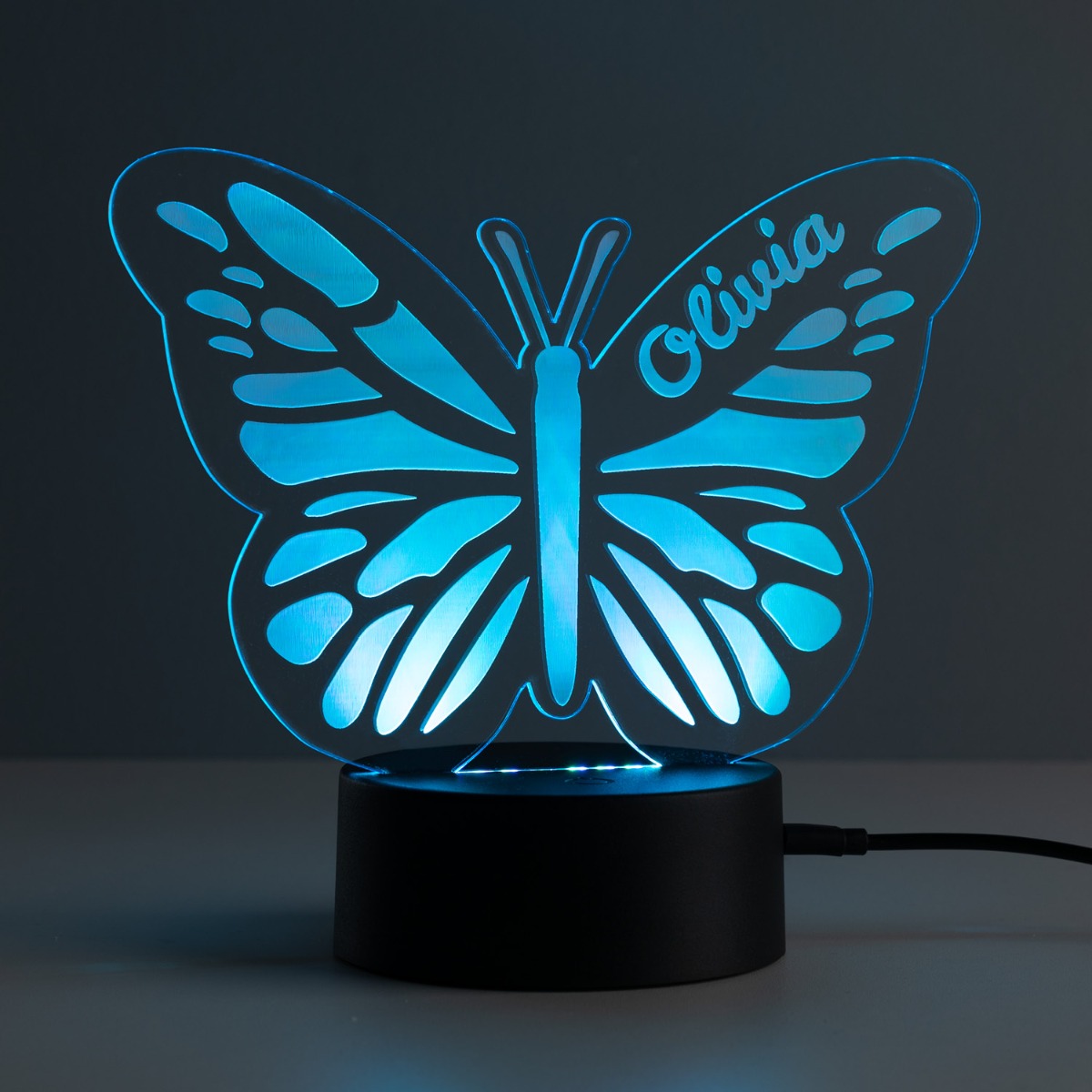 Butterfly Personalized Acrylic LED Nightlight