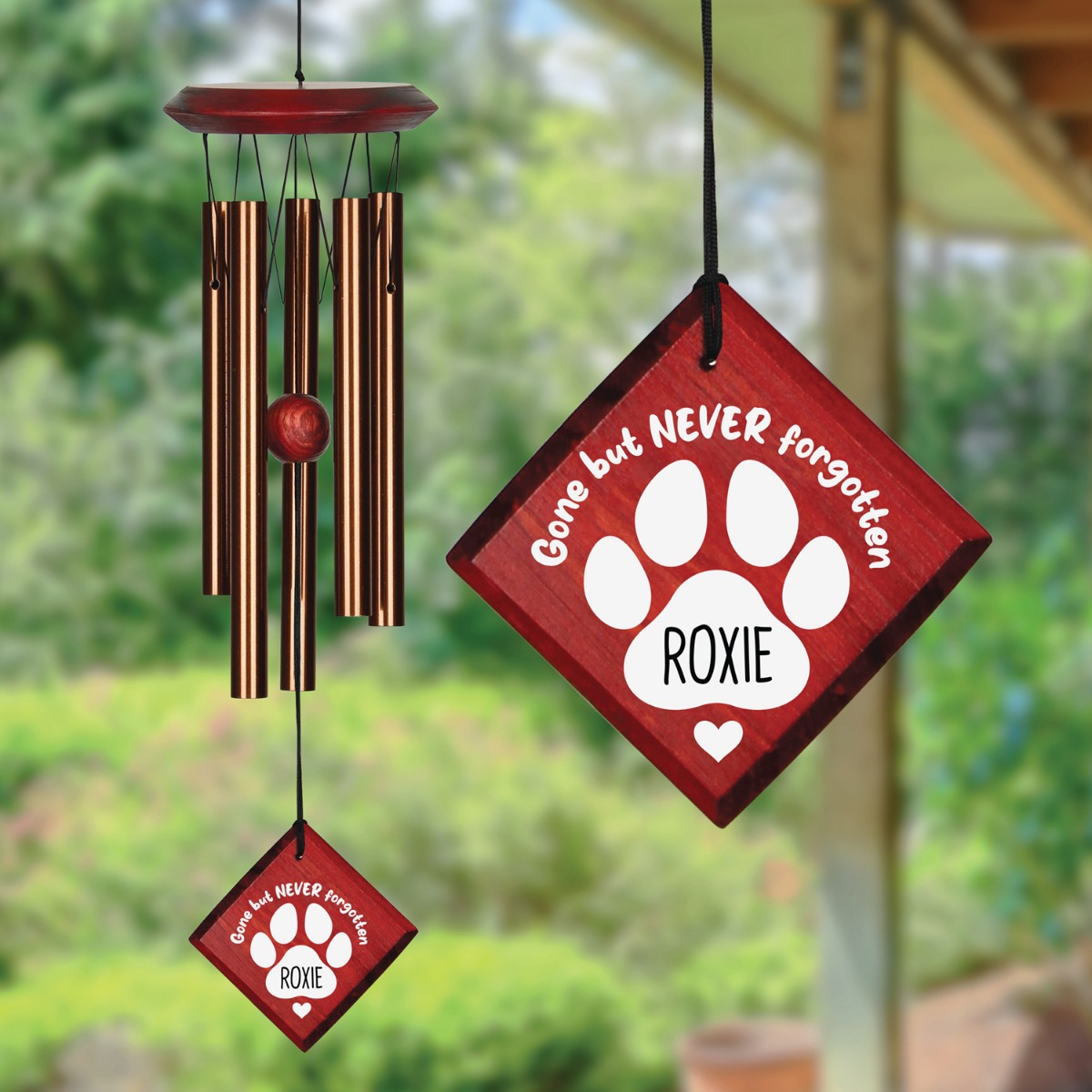 Gone But Never Forgotten Pet Memorial Wind Chime