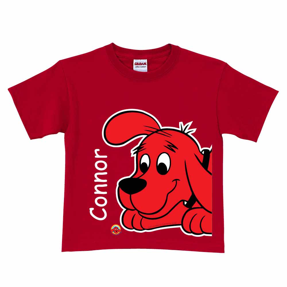 Clifford the Big Red Dog Close-Up Red T-Shirt